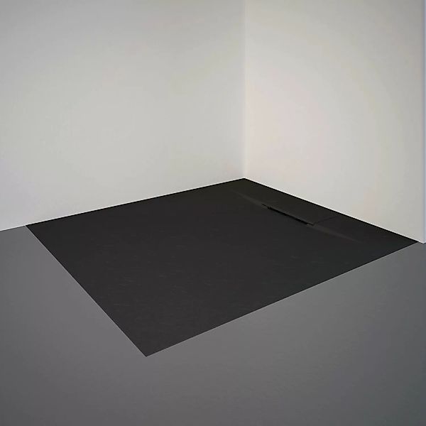 Schulte Duschwanne ExpressPlus Extraflach Rechteck 100 cm x 90 cm Anthrazit günstig online kaufen