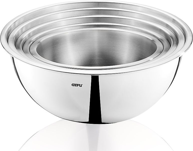 GEFU Rührschüssel "Edelstahlschüssel-Set, 5-teilig Schüssel-Set" 5 Stk. aus günstig online kaufen
