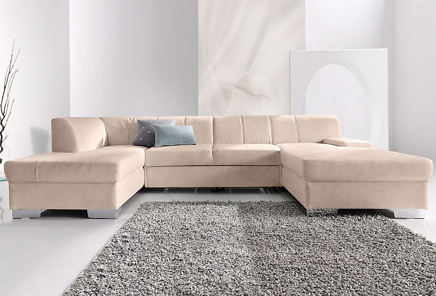 DOMO collection Wohnlandschaft "Star, zeitlose Formensprache, elegante Opti günstig online kaufen