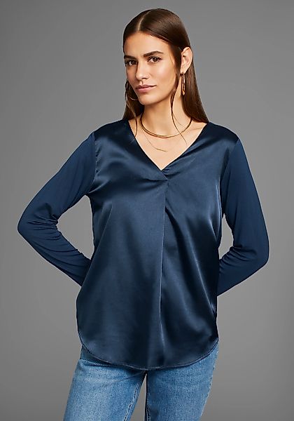 HECHTER PARIS Shirtbluse, mit V-Ausschnitt günstig online kaufen