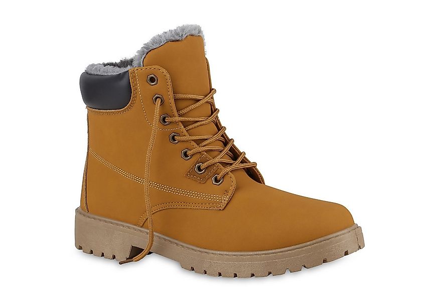 VAN HILL 840855 Bootsschuh Herren Warm Gefütterte Worker Boots Bequeme Prof günstig online kaufen