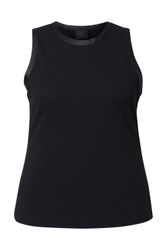 Ulla Popken Longtop Ripptop Satinkante Slim günstig online kaufen