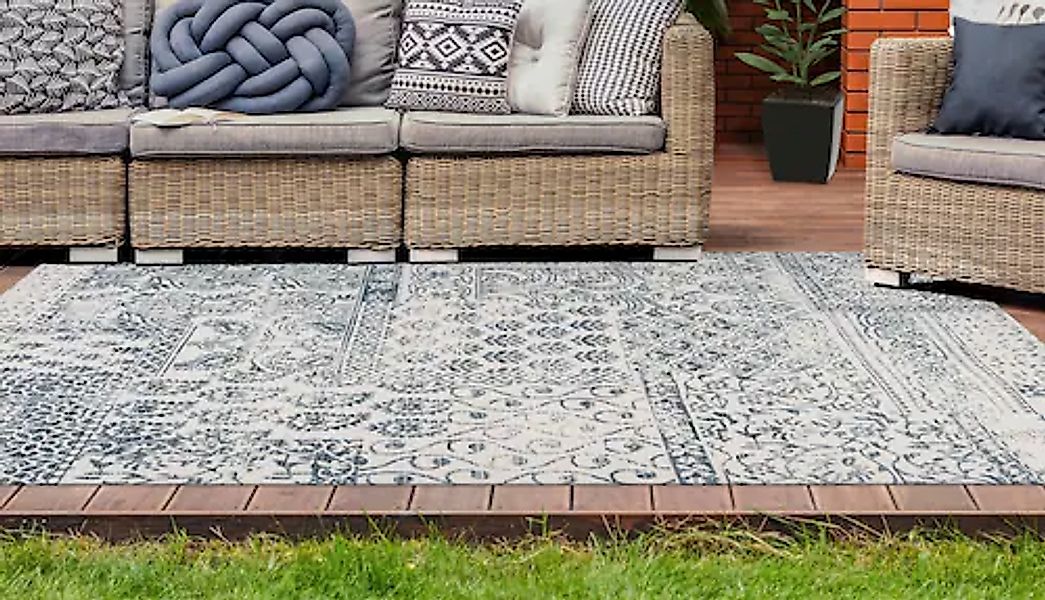 my home Teppich »Lukas«, rechteckig, 10 mm Höhe, In-und-Outdoor geegnet, Wo günstig online kaufen