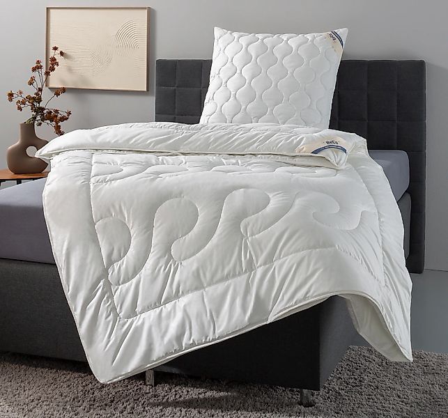 Beco Kunstfaserbettdecke "Aerelle™ Blue "Gold" NEUHEIT Bettdecke" 4-Jahresz günstig online kaufen