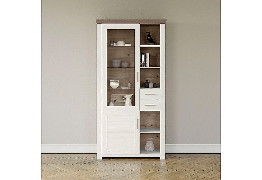 set one by Musterring Standvitrine "York" Typ 05 und 06, mit Glastür, Beleu günstig online kaufen