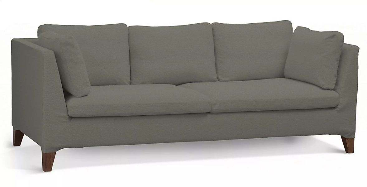 Bezug für Stockholm 3-Sitzer Sofa, grau, Stockholm 3-Sitzer, Etna (161-25) günstig online kaufen