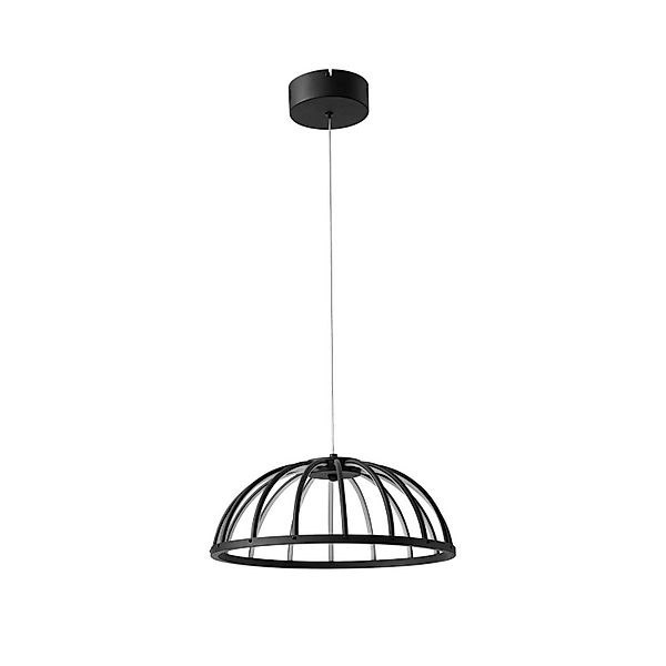 Lucande LED Attea 10031327 Dimmbar Modern in Schwarz aus Aluminium 1-flammi günstig online kaufen