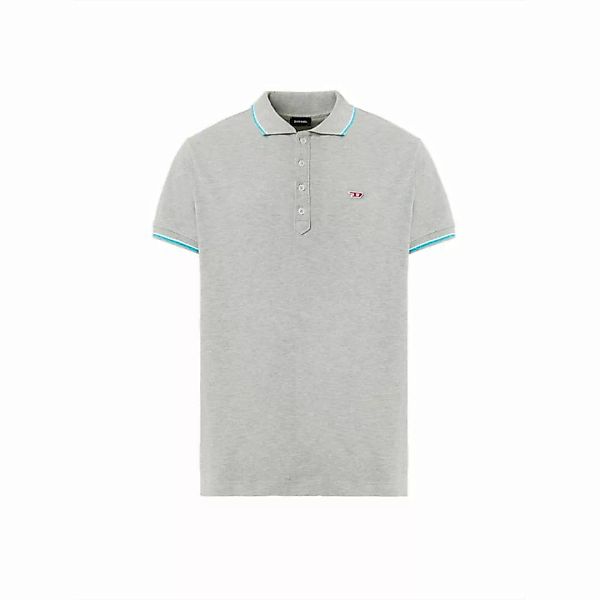 DIESEL Herren Poloshirt - T-Randy-New Hemd, kleines Logo Grau L günstig online kaufen