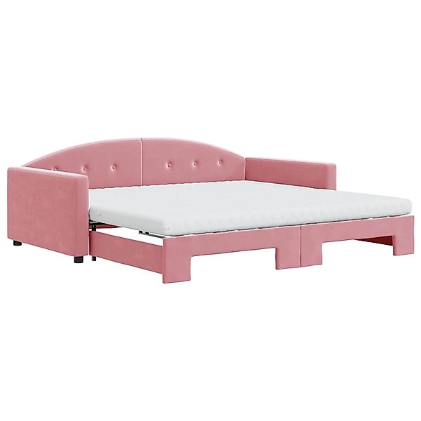 vidaXL Bett Tagesbett Ausziehbar mit Matratzen günstig online kaufen