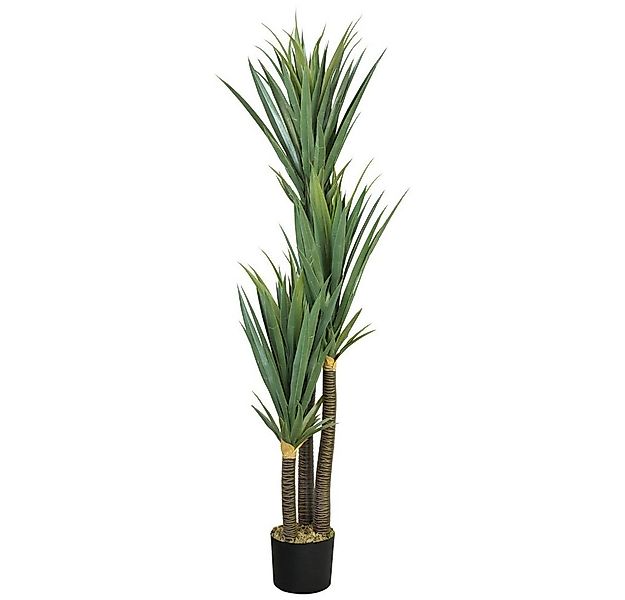 Kunstpalme Yucca Palmlilie Kunstpflanze Plastikpflanze Künstliche Pflanze 1 günstig online kaufen