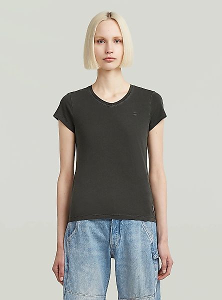 G-STAR T-Shirt "Overdyed Eyben Slim V T-Shirt 2.0" günstig online kaufen