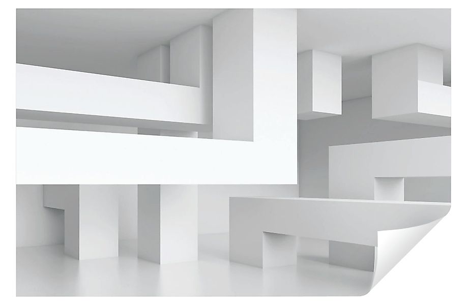 Wallarena Fototapete 3D Effekt Abstraktion Wohnzimmer günstig online kaufen