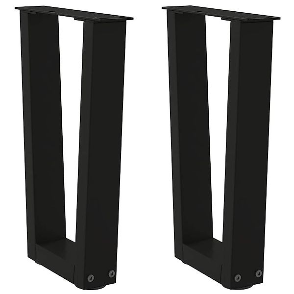 vidaXL Tischbein Couchtischbeine V-Form 2 Stück günstig online kaufen