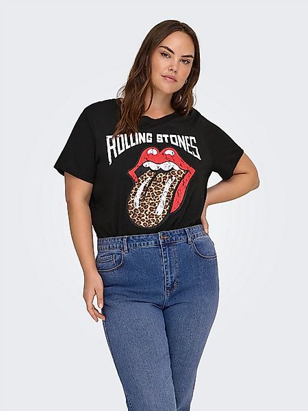 ONLY CARMAKOMA Kurzarmshirt CARROLL LIFE SS O-NECK REG TEE LC JRS günstig online kaufen