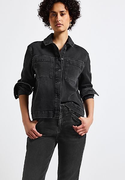 STREET ONE Jeansjacke, ohne Kapuze, mit Knopfleiste günstig online kaufen