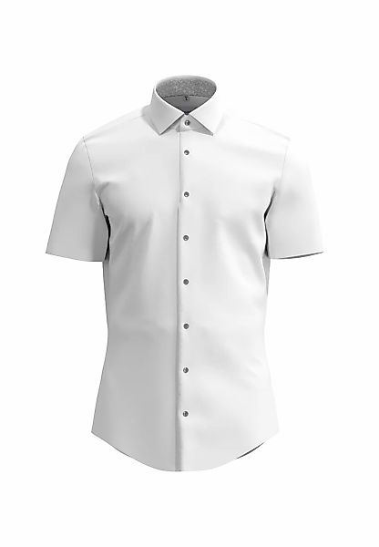 seidensticker Businesshemd "Slim", Slim Kurzarm Kentkragen Uni günstig online kaufen