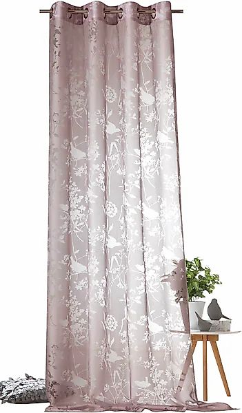 Weckbrodt Vorhang »Shorty«, (1 St.), Ausbrenner, Allover,transparent,Motiv günstig online kaufen