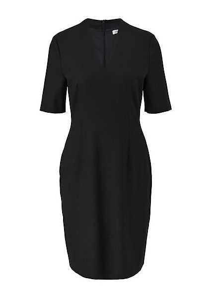 s.Oliver BLACK LABEL Minikleid Etuikleid aus Viskosemix Teilungsnähte günstig online kaufen