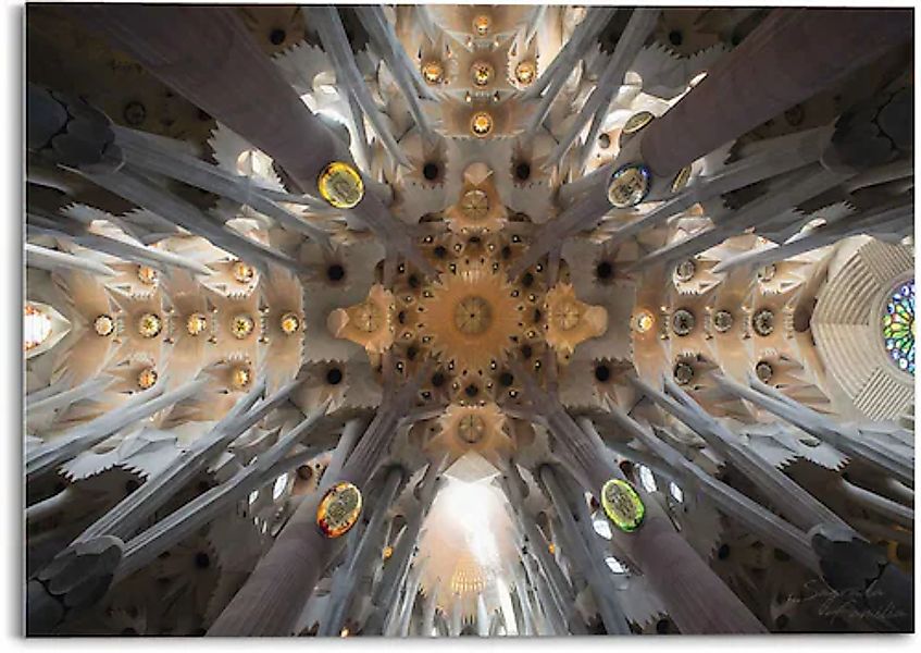 Reinders! Glasbild »Glasbild Sagrada Familia Sara Franqui - Fotografie - Ku günstig online kaufen