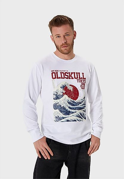 Oldskull Langarmshirt Asian Big W (1-tlg) mit coolem Print günstig online kaufen
