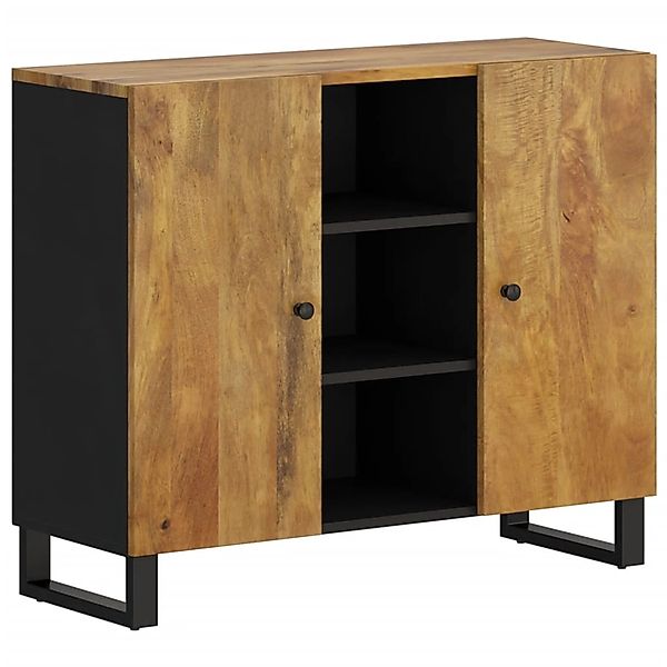 vidaXL Sideboard mit 2 Türen 90x33x75 cm Massivholz Mango 352928 günstig online kaufen