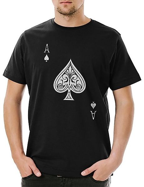 Urban Backwoods Print-Shirt Ace Of Spades II Herren T-Shirt Spade Ace Poker günstig online kaufen