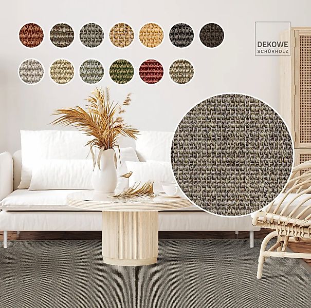 Dekowe Sisalteppich "Mara S2 mit Bordüre" rechteckig 5 mm Höhe Flachgewebe, günstig online kaufen