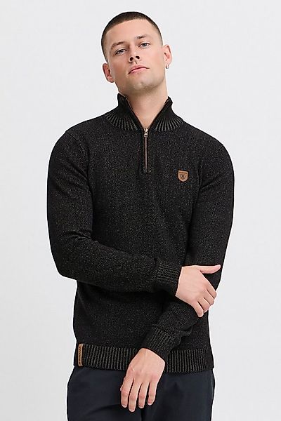 Indicode Troyer IDNathen Strickpulli mit Reißverschluss am Kragen günstig online kaufen