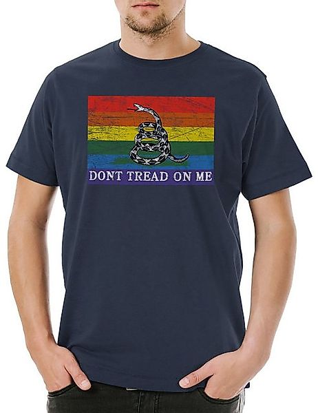 Urban Backwoods Print-Shirt Dont Tread On Me Pride Flag Herren T-Shirt Fun günstig online kaufen