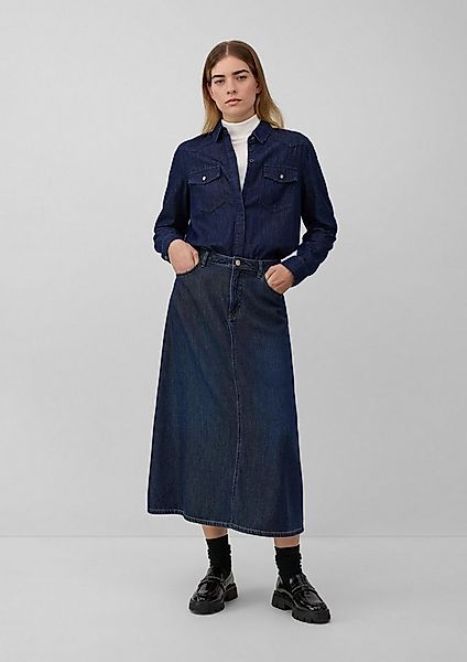 s.Oliver Maxirock Rock Jeans Midi-Rock im 5-Pocket-Stil günstig online kaufen