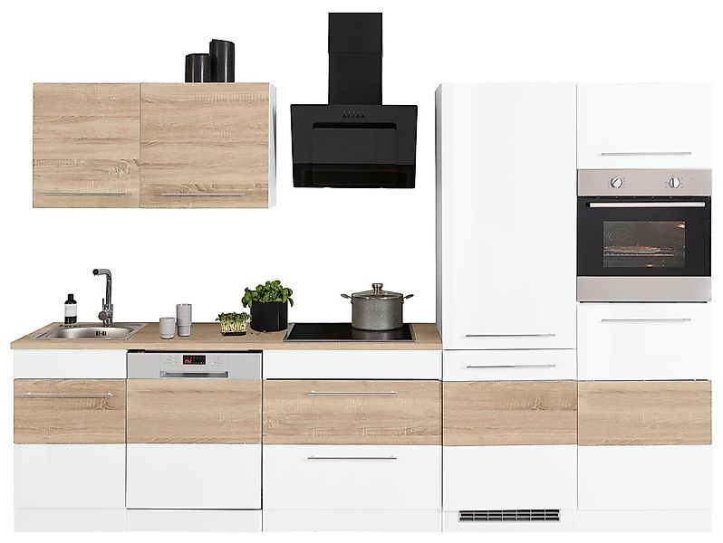 KOCHSTATION Küchenzeile KS-Trient, Breite 310 cm, wahlweise mit E-Geräten, günstig online kaufen