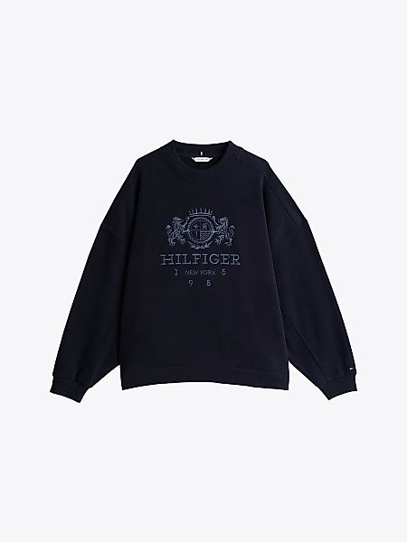 Tommy Hilfiger Curve Sweatshirt "CRV RLX VARSITY CREST SWTSHRT", in Großen günstig online kaufen