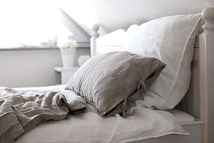 beties Kissenbezug Leinen, (1 Stück), Leinen Kissenhülle ca. 40x40 cm (tief günstig online kaufen