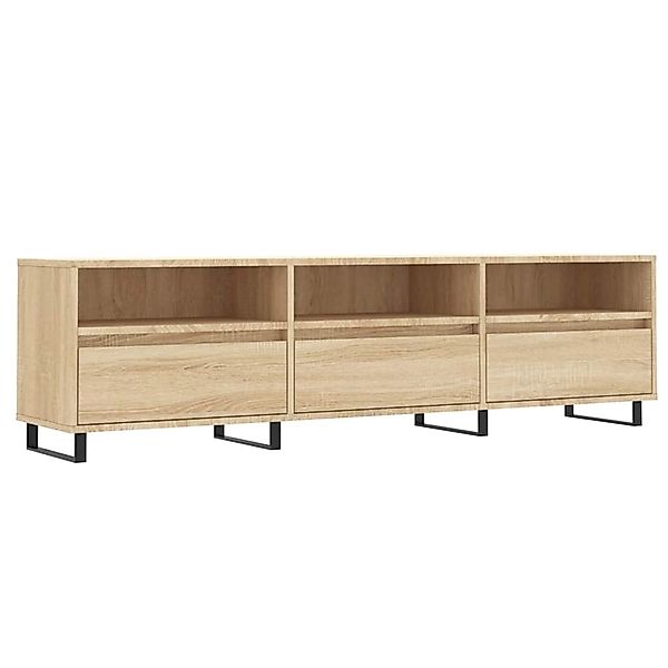vidaXL TV-Schrank Sonoma-Eiche 150x30x44,5 cm Holzwerkstoff 831303 günstig online kaufen
