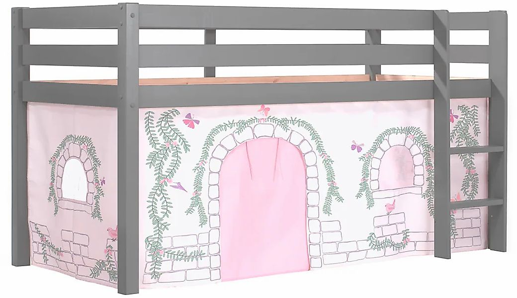 Vipack Hochbett "Pino, Spielbett massiv Kiefer, stabil gebaut, 3 Korpusfarb günstig online kaufen