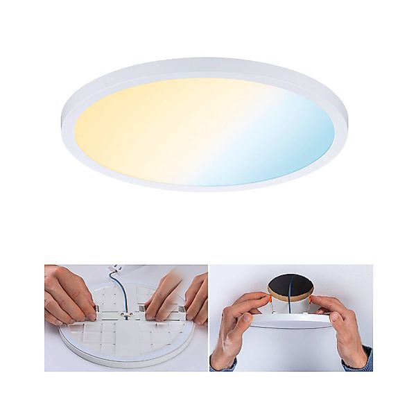 Paulmann LED Bad-Einbauleuchte »Areo«, Schutzart IP44, Gr. 23 x 23 cm günstig online kaufen
