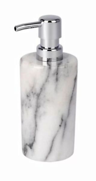 WENKO Seifenspender Onyx aus Marmor, 230 ml weiß günstig online kaufen