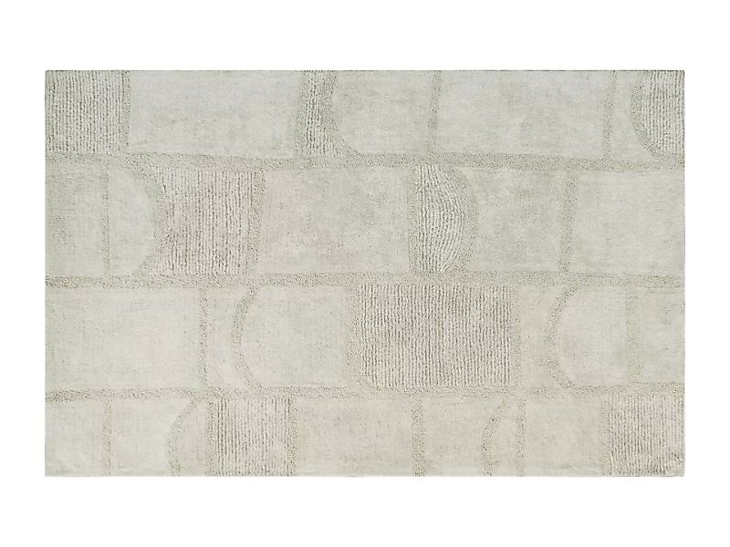 Teppich - Relief-Optik - Baumwolle - handgefertigt - 200 x 290 cm - 1800 g/ günstig online kaufen