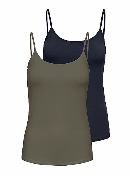 ONLY Spaghettitop "ONLLOVE SINGLET 2PACK JRS NOOS", (Packung, 2 tlg.) günstig online kaufen