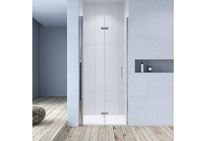 AQUALAVOS Dusch-Falttür Nischentür Falttür Duschabtrennung Glas Duschwand D günstig online kaufen