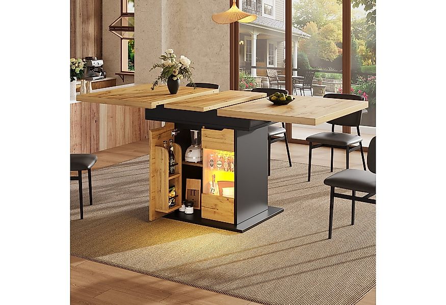 i@home Esstisch Ausziehbarer Küchetisch (1 Tisch), Teleskoptisch(110-140×80 günstig online kaufen