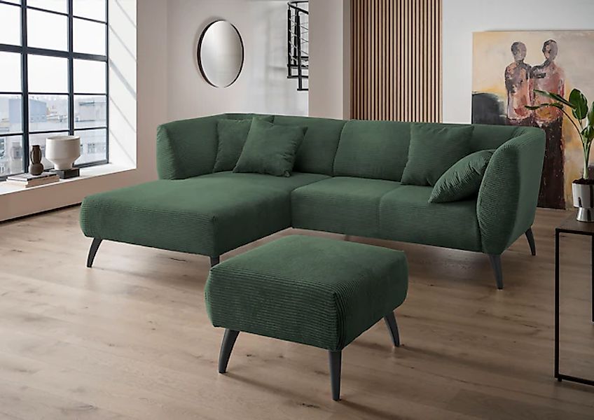 INOSIGN Ecksofa »Colori Polstermöbel mit zeitlos eleganter Rückenführung. L günstig online kaufen