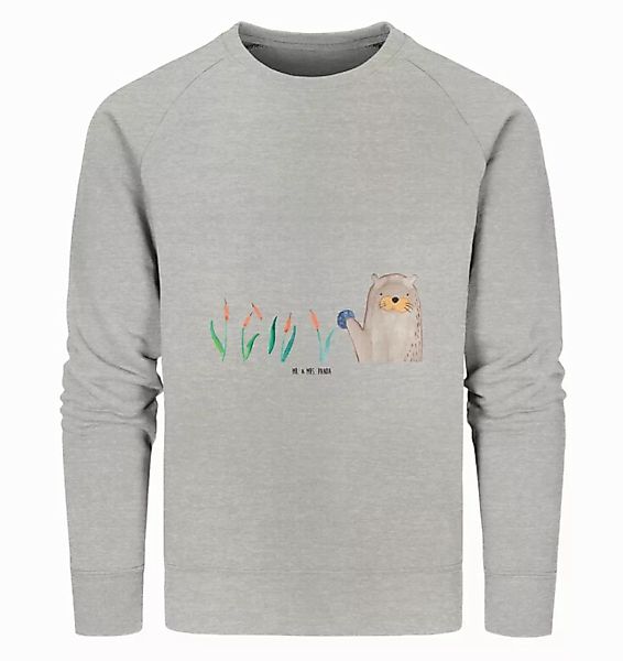 Mr. & Mrs. Panda Longpullover Otter Stein Größe M - Heather Grey - Geschenk günstig online kaufen