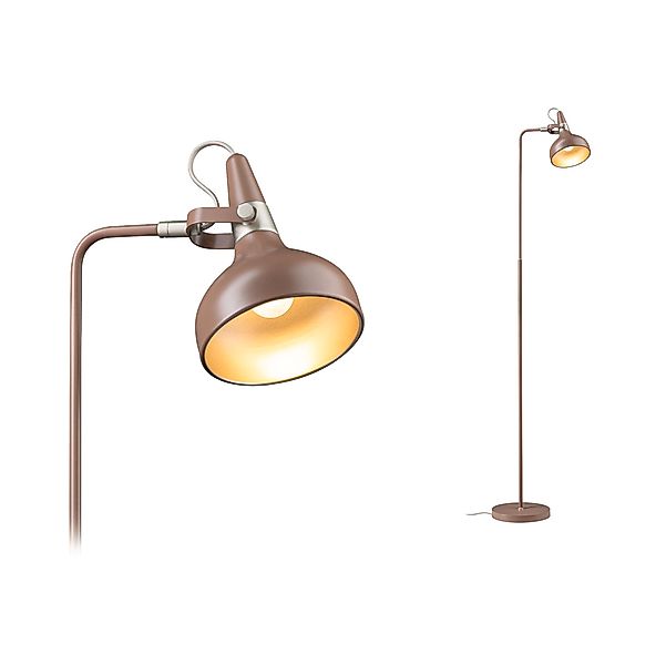 Paulmann "Stehleuchte Juna Style E14 max. 20W Nougat Metall" günstig online kaufen
