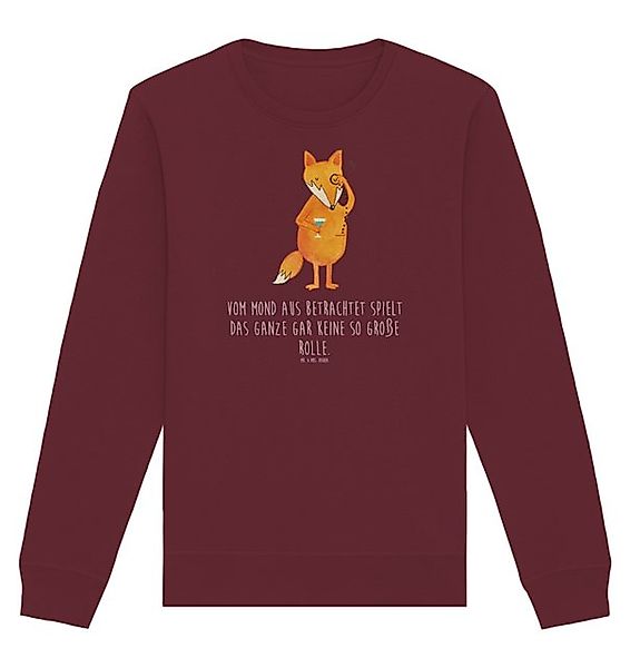 Mr. & Mrs. Panda Longpullover Größe XL Fuchs Lord - Burgundy - Geschenk, ne günstig online kaufen