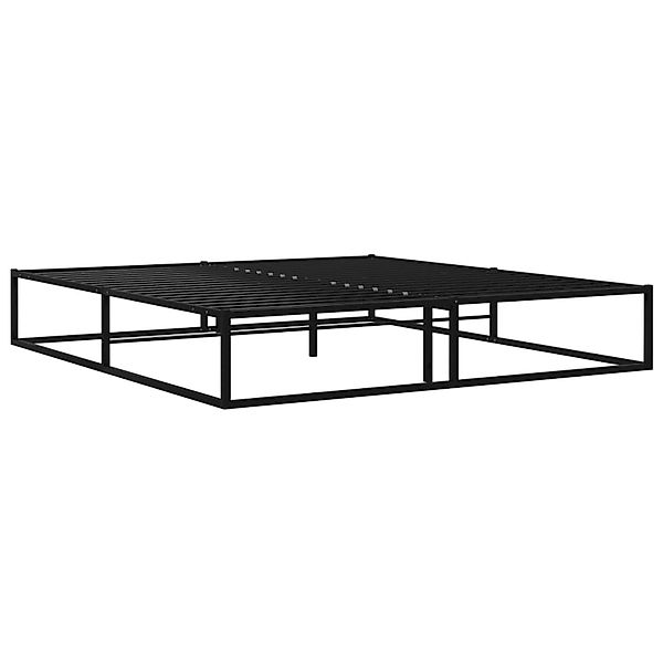 vidaXL Bettgestell Schwarz Metall 200x200 cm Modell 2650999 günstig online kaufen