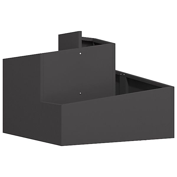 vidaXL Blumentopf Gartenblumentopf Schwarz 60 x günstig online kaufen
