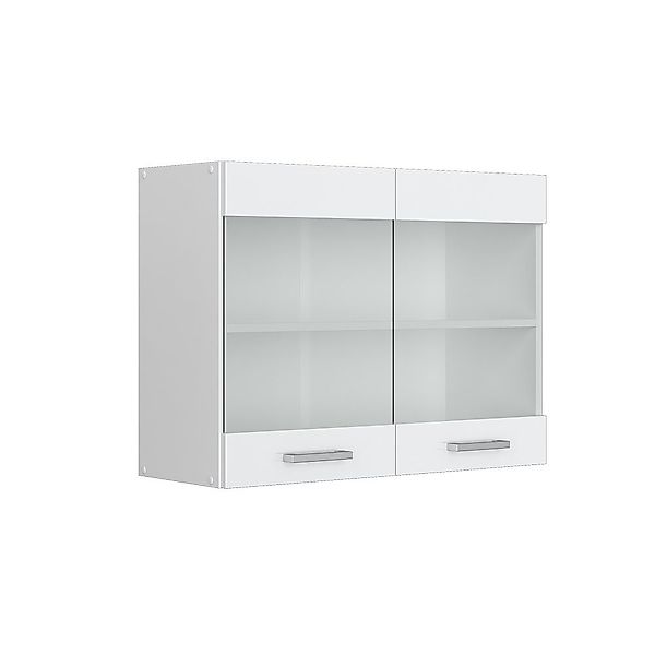 Vicco Schranksystem R-Line, Weiß Hochglanz/Weiß, 80 günstig online kaufen