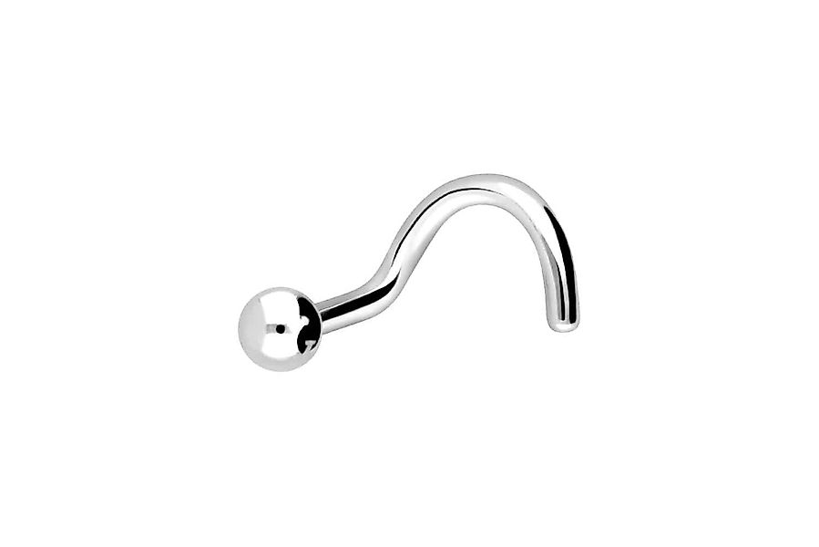 PIERCINGLINE Nasenpiercing Titan Nasenstecker Spirale KUGEL günstig online kaufen