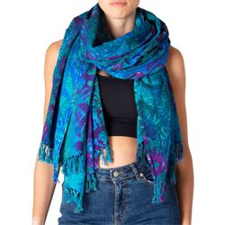 PANASIAM Pareo Sarong Wachsbatik Blautöne aus günstig online kaufen
